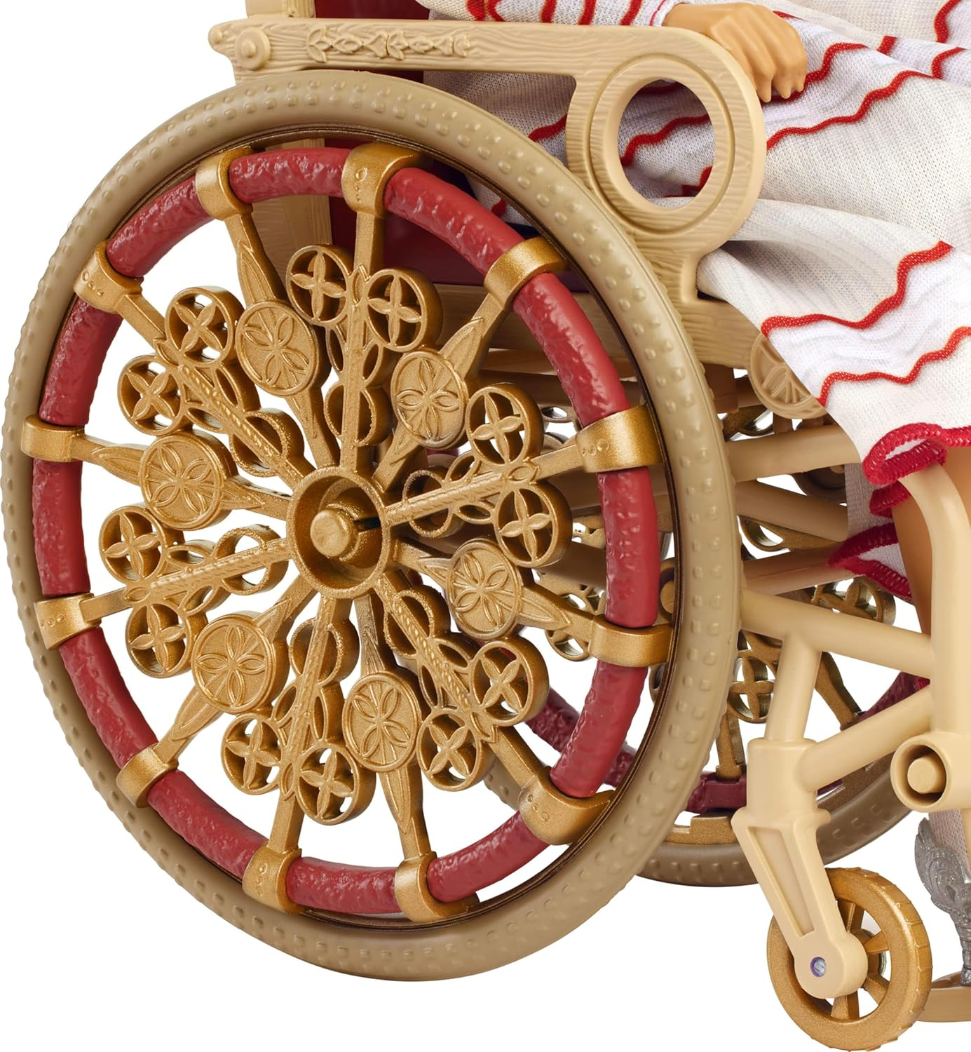 Mattel Universal Wicked Nessarose Fashion Doll & Accessories, Including Wheelchair, with Brown Curly Hair, Possibility & Removable Ballroom Look image number 5