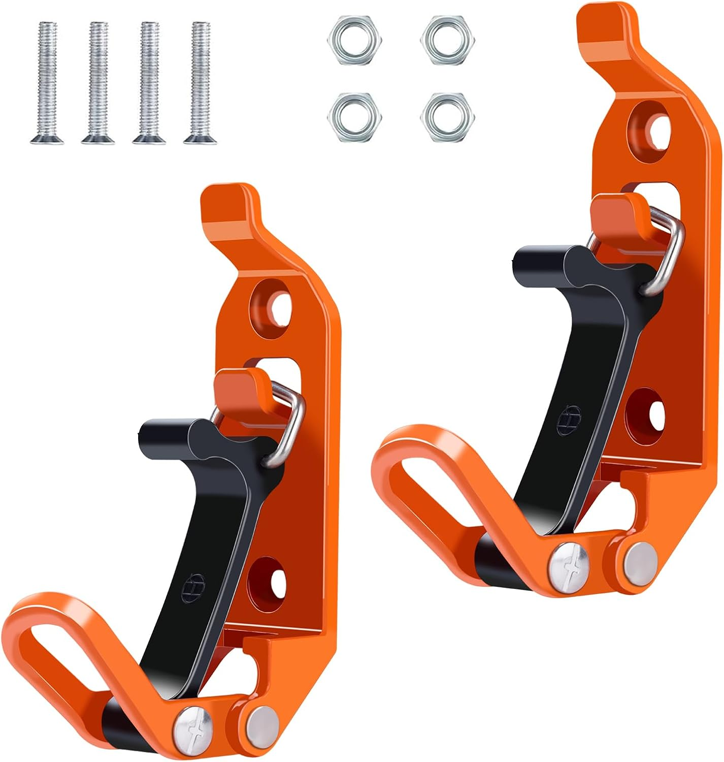 Drimzate Shovel Holder for Truck,2 Pcs Shovel Mount for Roof Truck,Metal Rubber Clamps for Roof Rack, Truck, Boats and Family Workshop Tools image number 3