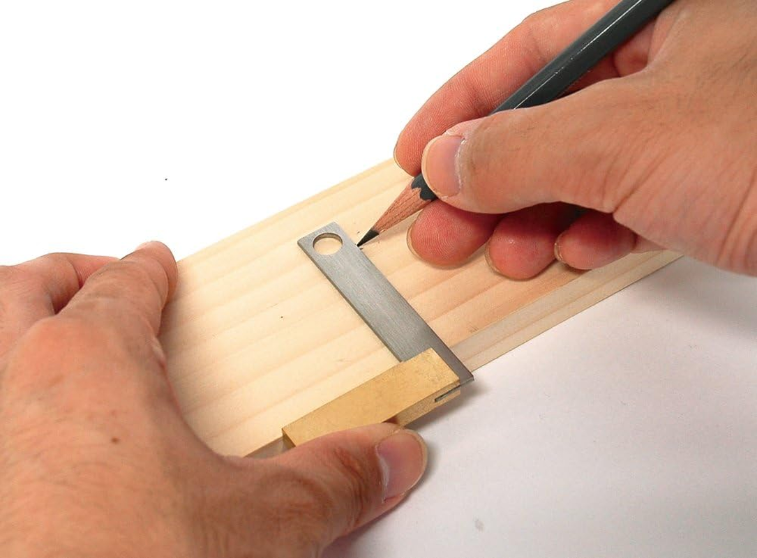 Shinwa Sokutei 62021 Mini Scoya with Brass Base, 2.4 Inches (6 Cm) image number 1