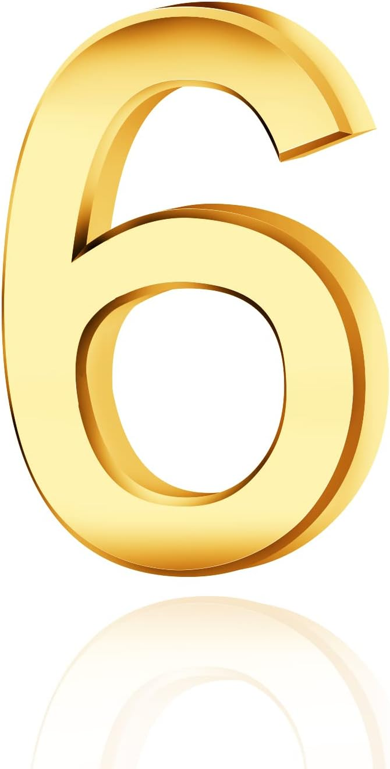 Lotsdonxia Self-Adhesive 3D Gold Numbers (0-9) for Addressing House, Apartment, Hotel, and Street Room Doors as Mailbox Stickers-6 image number 2