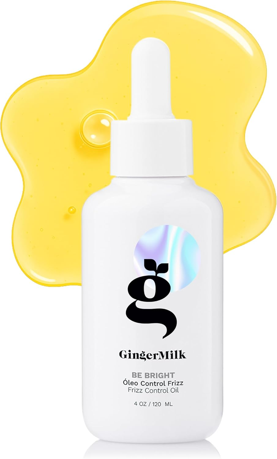 Ginger Root Extract | Hair Oil anti Frizz for All Hair Types | Seals Split Ends and Strengthens the Hair Structure image number 6
