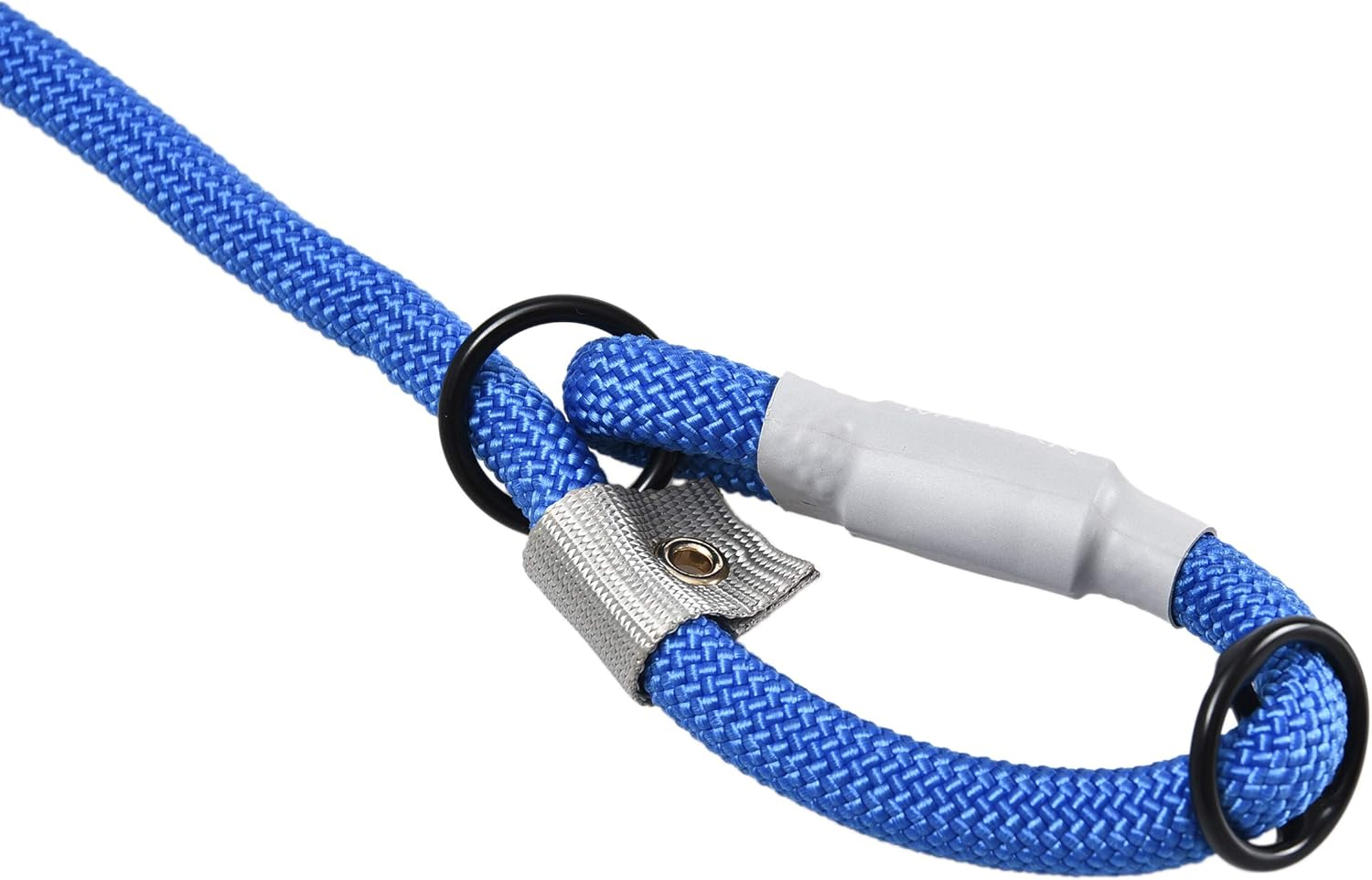 Cesar Millan Training Lead for Dogs 2-In-1 Collar Dog and Lead Slip Lead Slip Lead with Integrated Neck Weatherproof Rope Length 120 Cm Diameter 1.2 Cm Blue image number 2