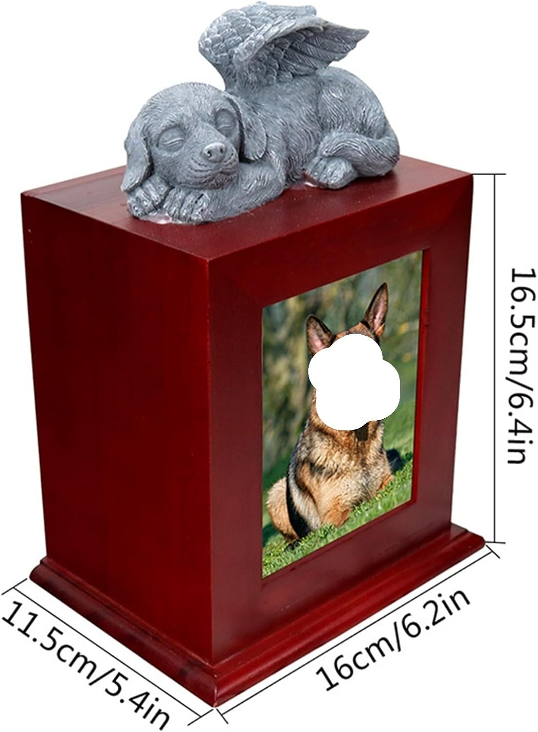 Pet Urns Human Urns Keepsake Urns Art Dog Urn for Dog Ashes,Handmade Memorial with Statue Pet Memorial Urn for Pet'S Cremation Urns Pet Ashes Urns image number 4