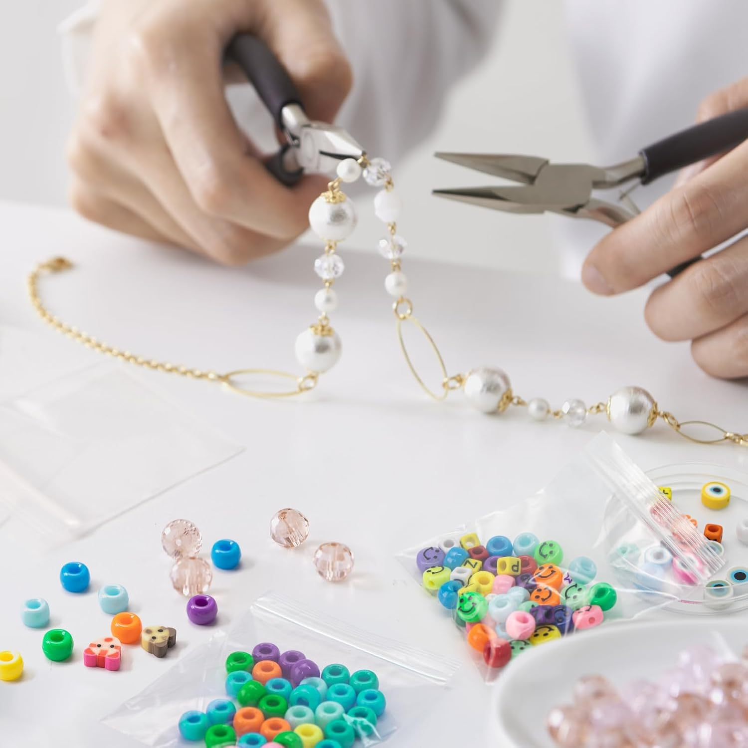 240Pcs 3X3 Zip Lock Bags, Clear Small Plastic Baggie for Pills, Rings, Snacks, Reclosable Seal image number 5