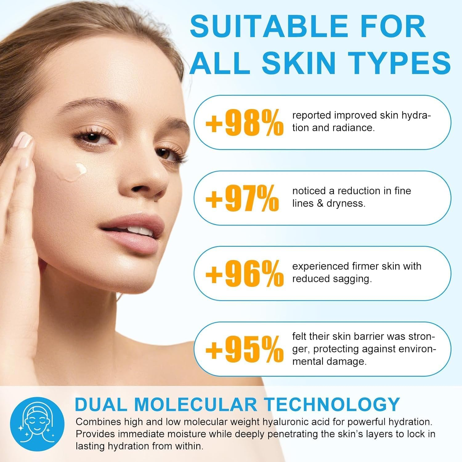 Ultra-Pure Hyaluronic Acid Powder | High Molecular Weight | 100% Pure Sodium Hyaluronate | for DIY Serums & Skincare Formulations | Premium Cosmetic Grade | 120G image number 6