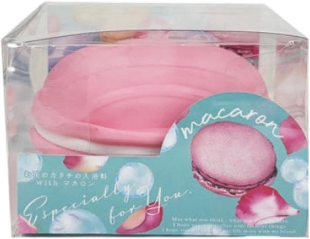 Q-FLA 815270 Soapflower Bath Solution, Macaron Bath Fragrance, Peach Pink, Gift