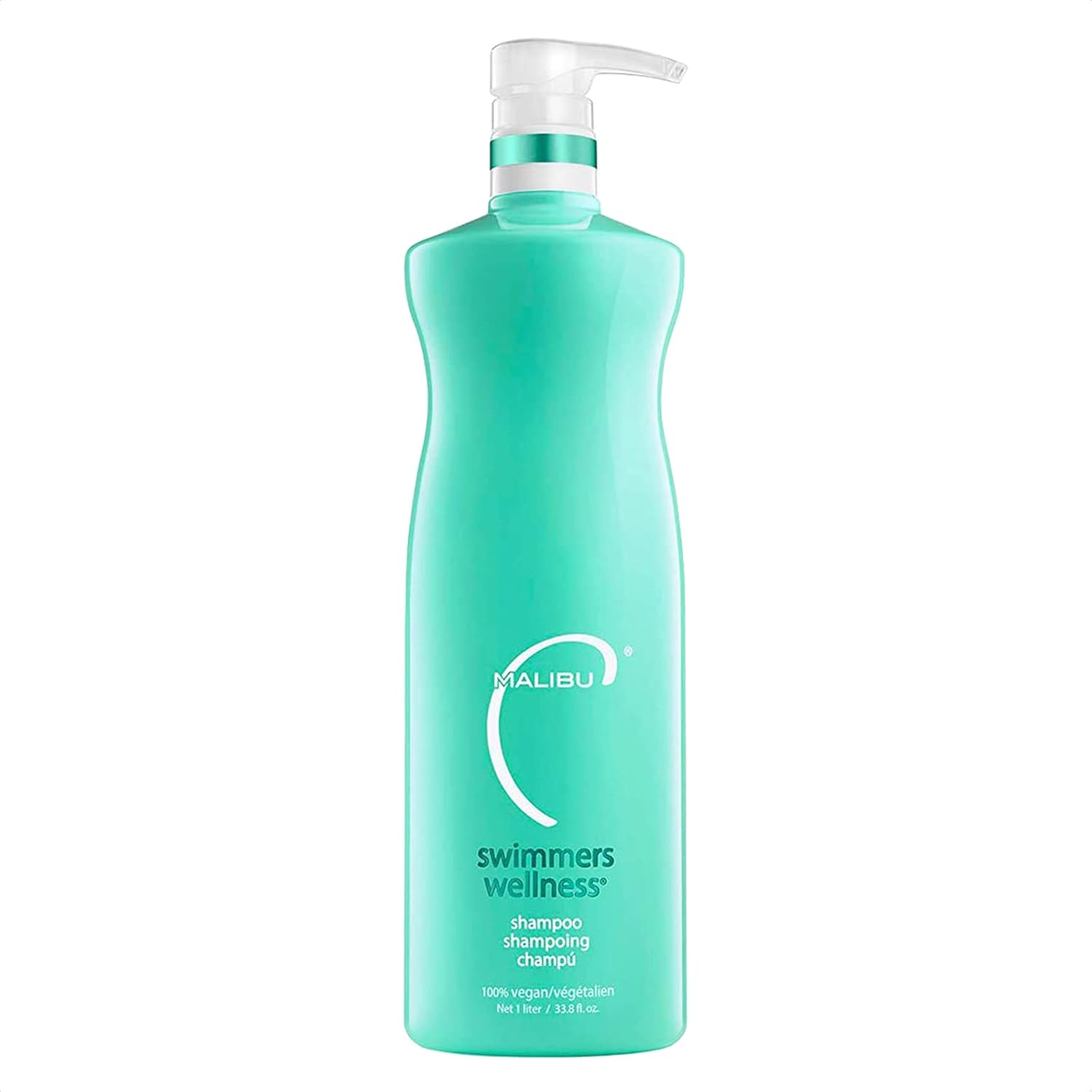 Malibu C Swimmers Wellness Shampoo for Unisex 33.8 Oz Shampoo, 1 L image number 2