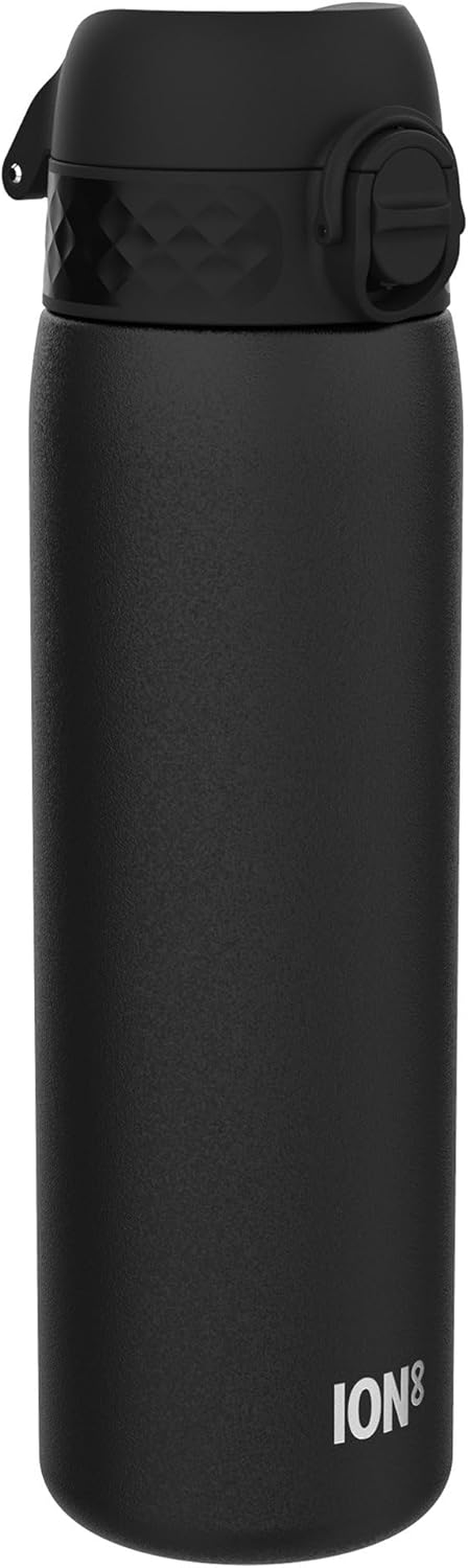 Ion8 Steel Water Bottle, 600 Ml/20 Oz, Leak Proof, Easy to Open, Secure Lock, Hygienic Flip Cover, Fits Cup Holders, Carry Handle, Durable, Carbon Neutral image number 5
