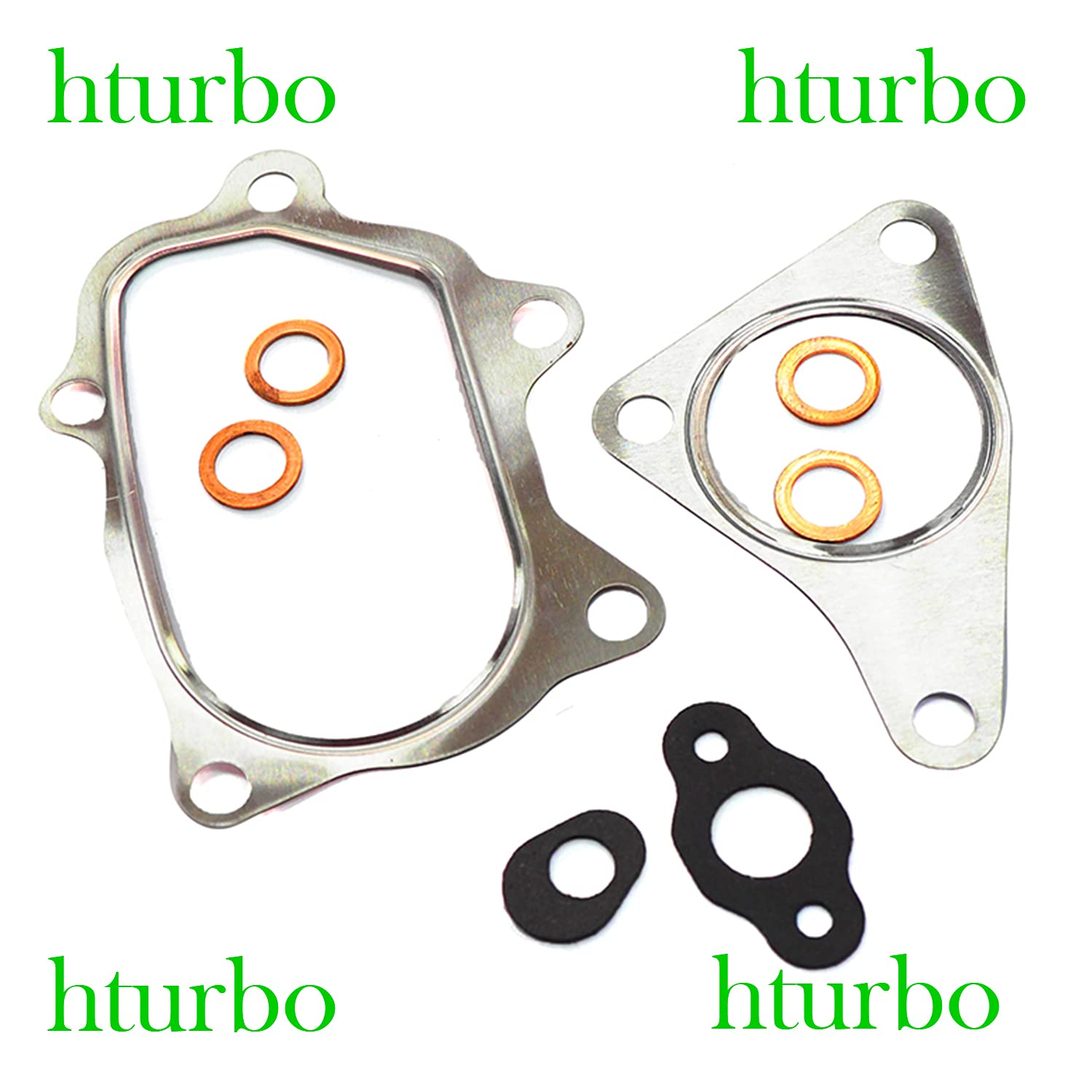 TD04 TD05 VF39 VF46 VF48 VF52 Turbo Stainless Steel Gasket Fit for Subaru Forester WRX STI Impreza WRX STI Outback Legacy XT GT 14411AA670 14412AA140 14411AA5729L 14411AA510 Turbocharger image number 3