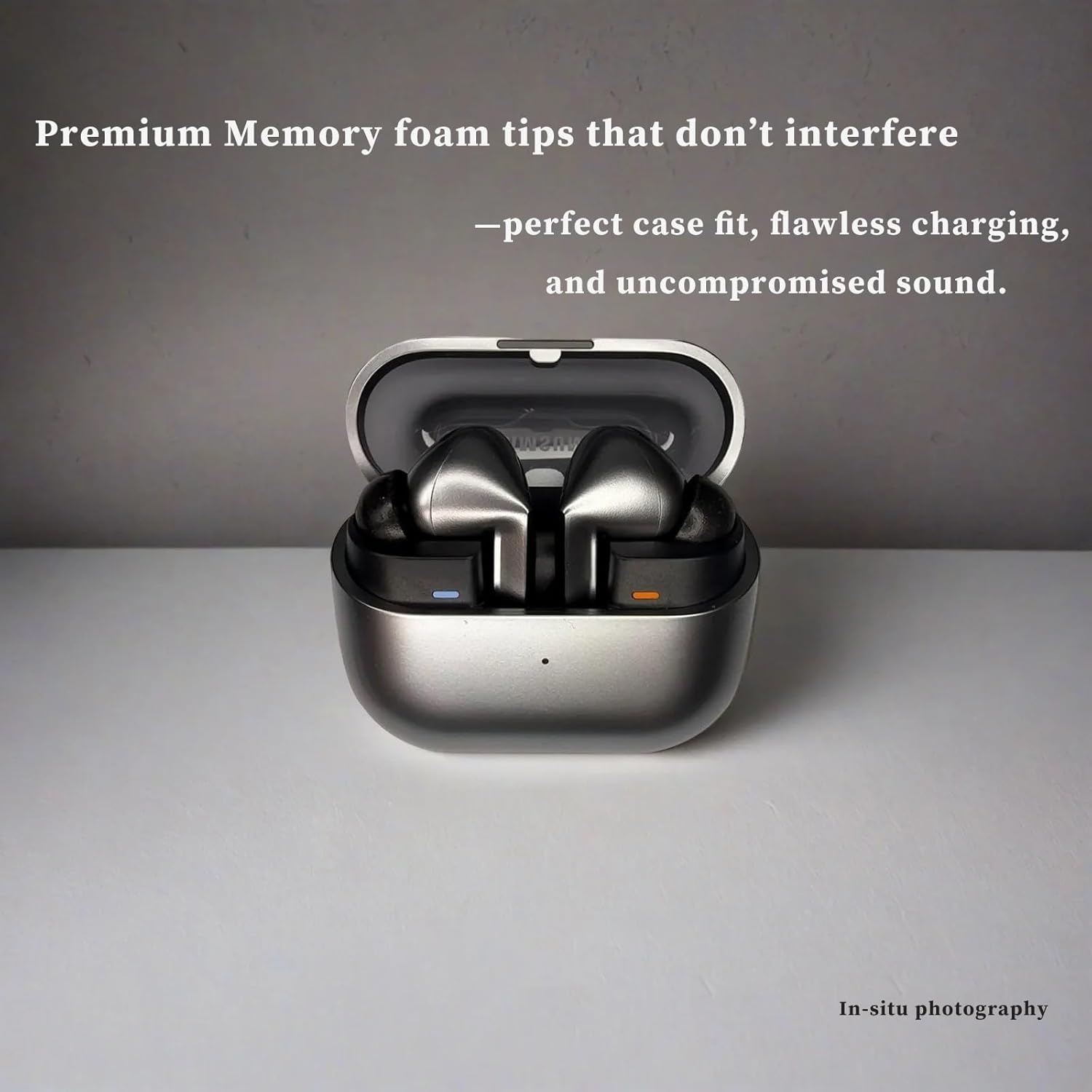 Memory Foam Earbud Tips for Samsung Galaxy Buds3 Pro (2024) Superior Noise Isolation Memory Foam Ear Tips with Cleaner Kit for Galaxy Buds3 Pro Earbuds, Secure Fit, Enhanced Comfort (3 Pairs)