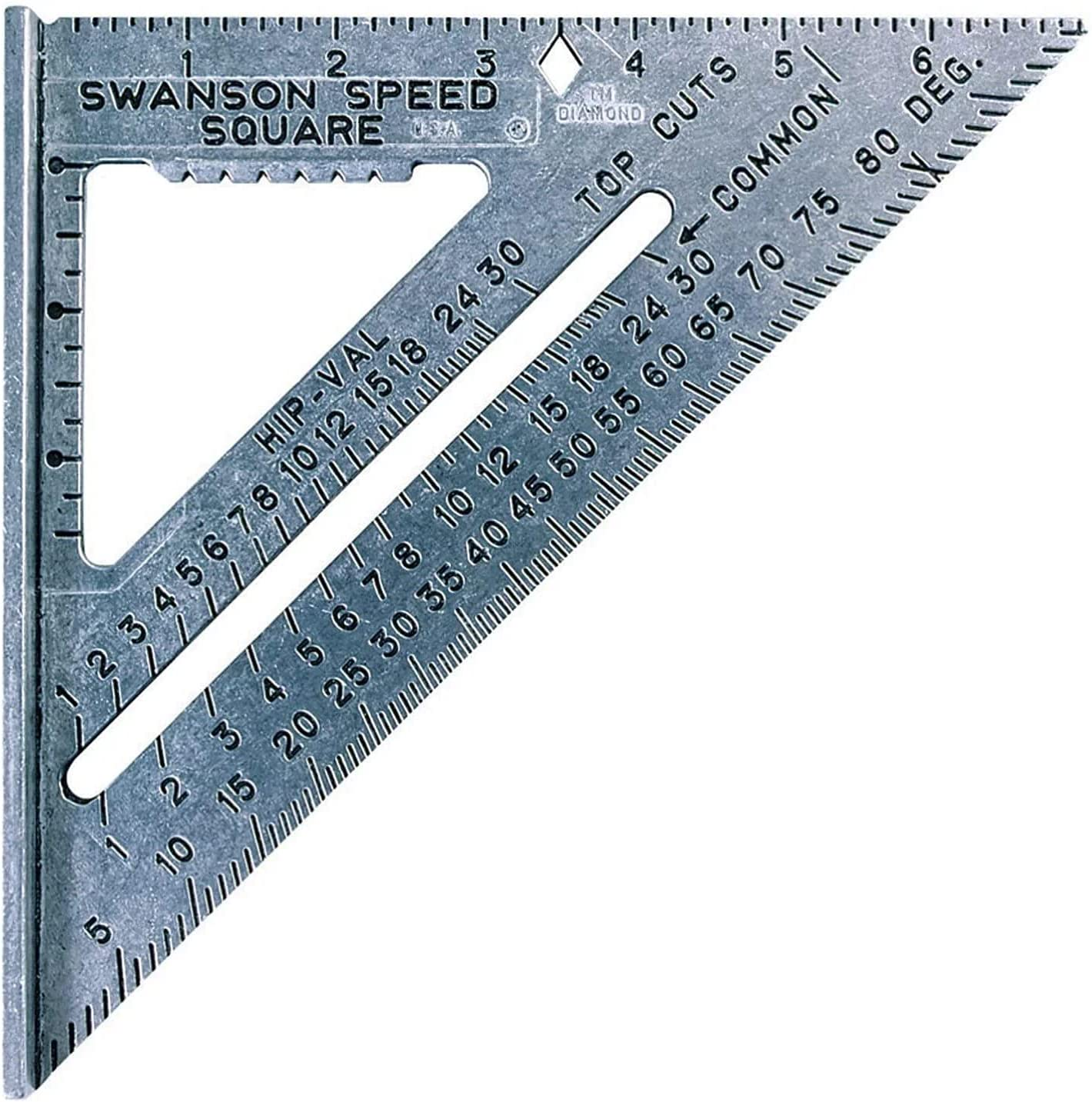 Swanson Tool S0101CB Speed Square Layout Tool with Blue Book and Combination Square Value Pack - 7-Inch (1-Pack), 7" Speed Square image number 1