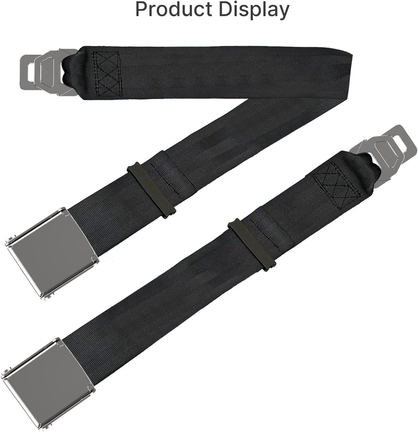 2-In-1 Airplane Seat Belt Extender, 7-31" Adjustable Length, Fits All Airlines Including Southwest Airlines 737-800/737MAX8 image number 4