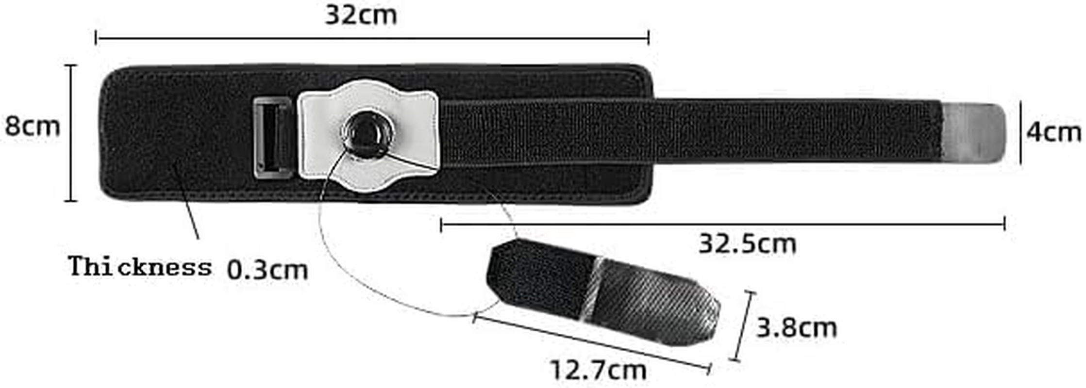 Adjustable Drop Foot Brace, Foot up Brace Unisex for Right/Left Foot Orthosis Ankle Brace Support, Brace for Foot Drop, Ankle Foot Orthosis image number 3