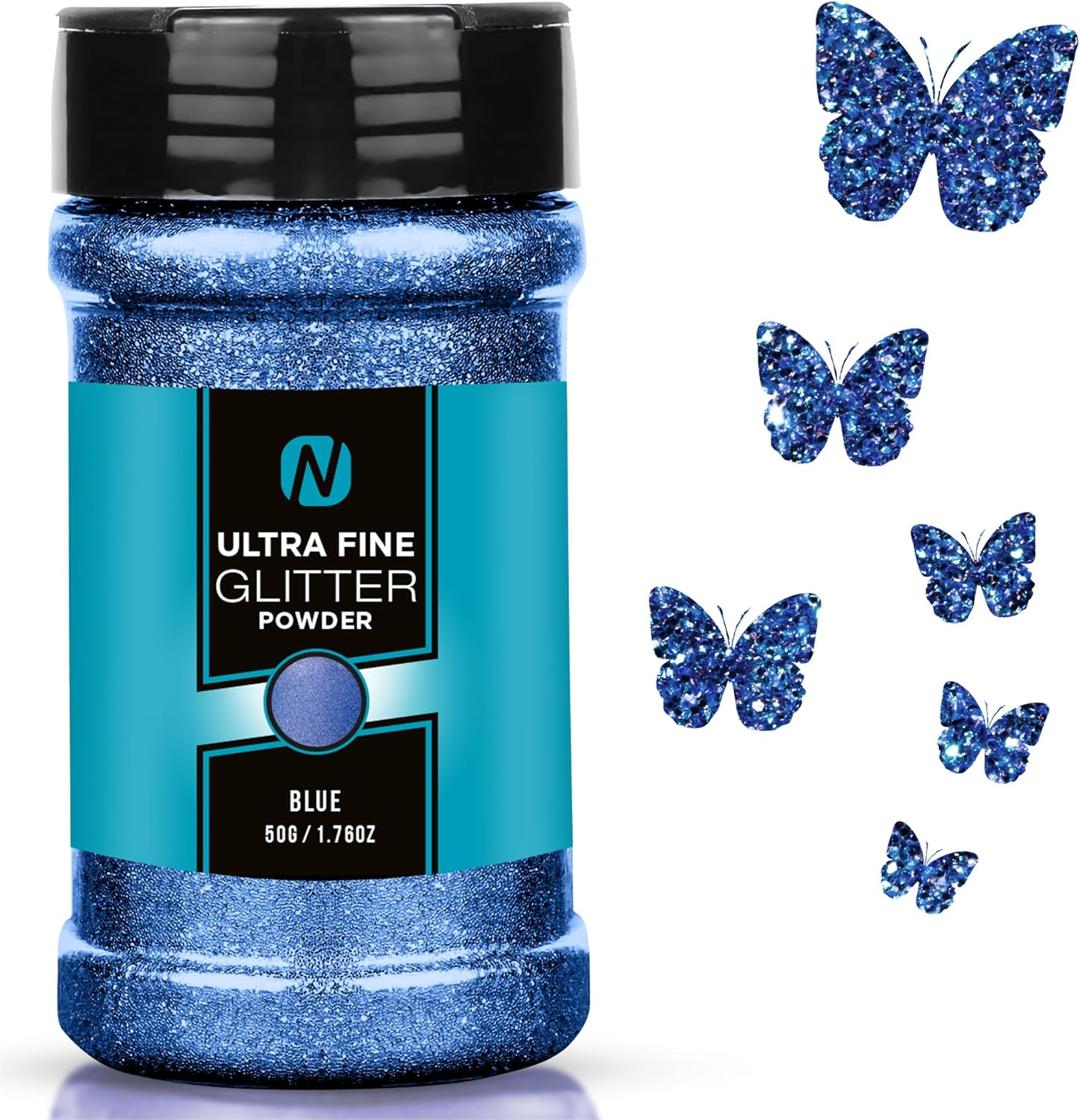 Glitter- Noverbee Pink Glitter, Fine Glitter- 50G Extra Fine Glitter. Great Resin Accessories, Craft Glitter, Glitter Powder for Slime, Powder for Nails, Tumblers, Ornaments, Candle.