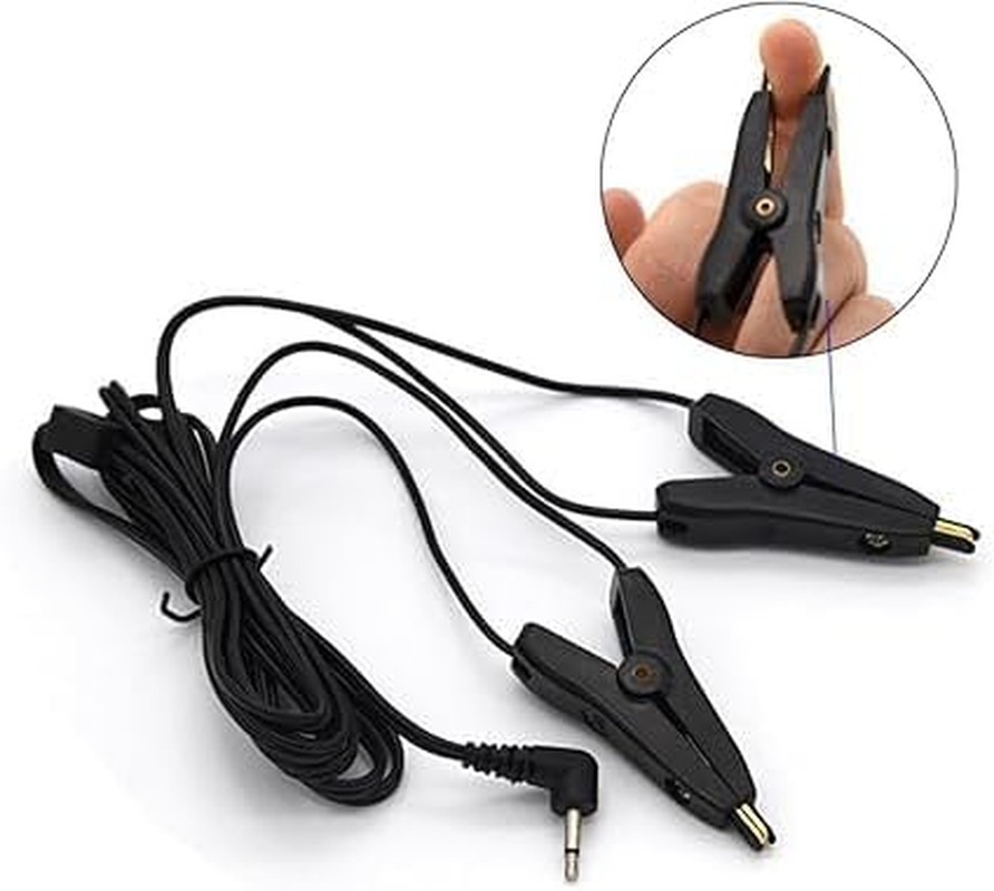 Electric Shock Nipple Clamps Clitoral Clamp and Anal Butt Plug BDSM Metal Thread Inserting Toys Electro Power Box Massager Toys for Adult Sex Toys image number 3