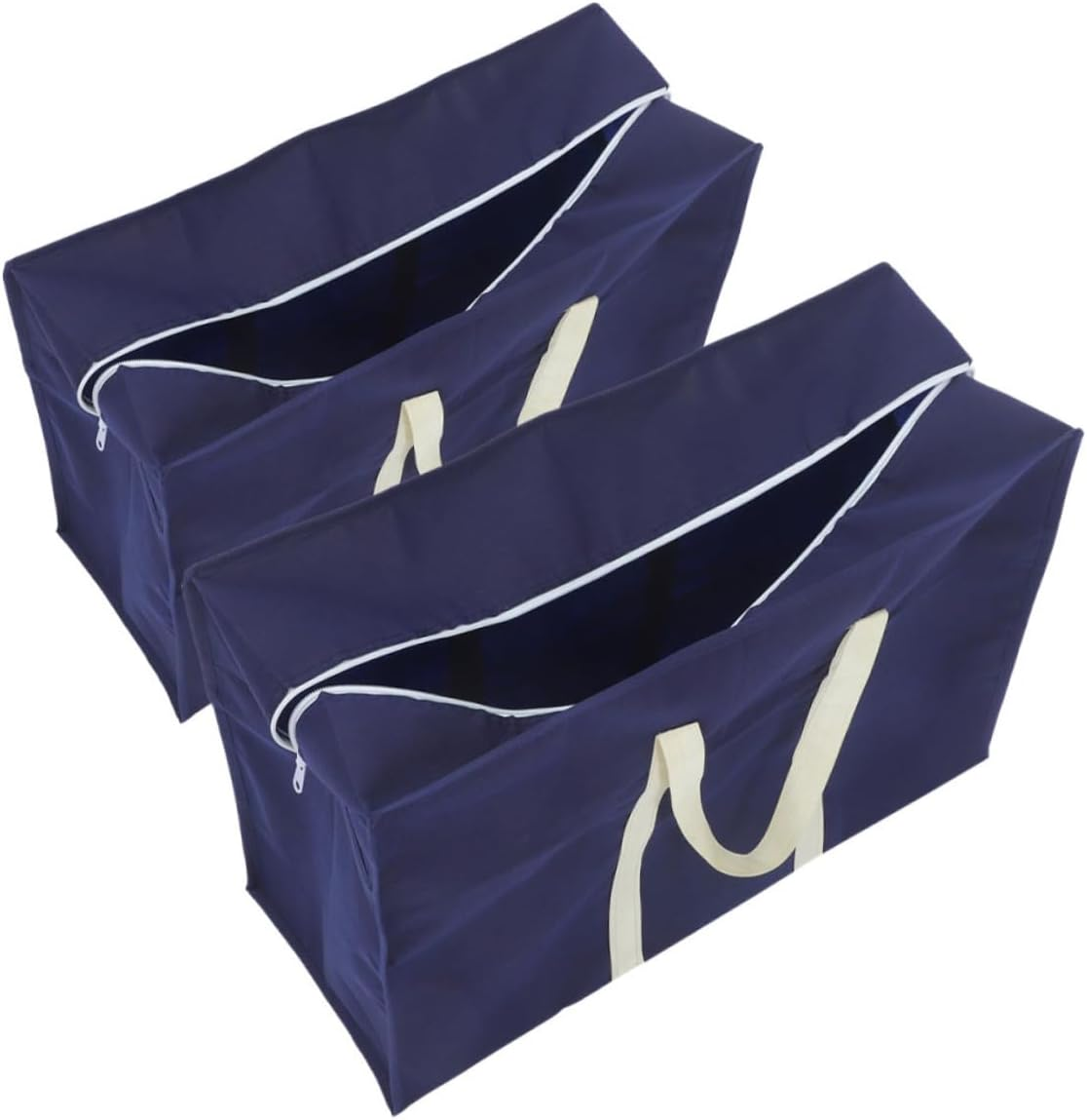 COLLBATH 2Pcs Large Capacity Storage Bag Duffle Luggage Organiser Tote Bags for Travel Moving image number 2