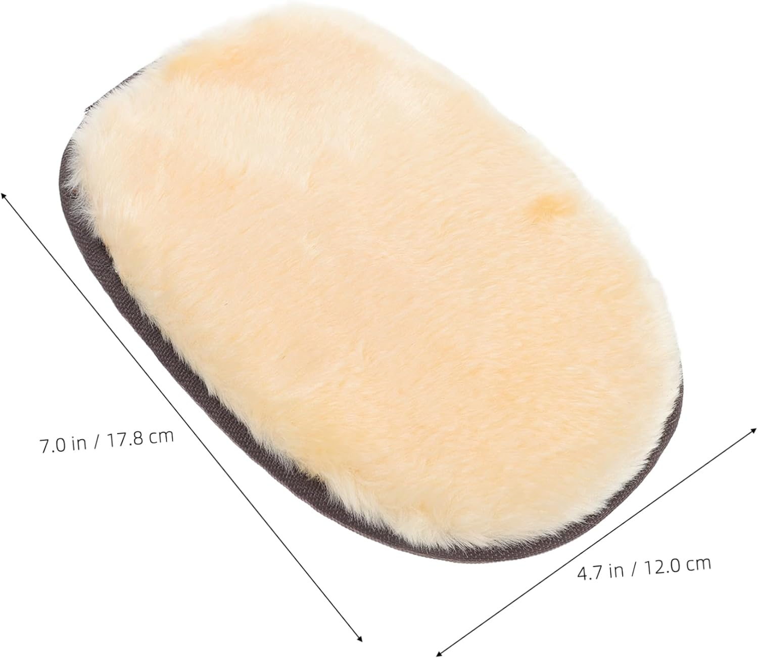 FELTECHELECTR Car Wash Mitt Small Orange Sheepskin Plush Microfiber Glove Scratch-Free Automotive Detailing Dusting Polishing Cleaning Tool for Exterior Care image number 4