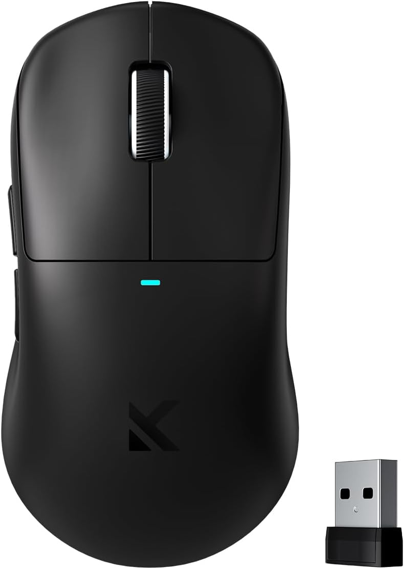 MCHOSE M7 Ultra Wireless Gaming Mouse, 8K Polling, 55G Lightweight Ergonomic Computer Mouse PAW3950 Optical Sensor 750 IPS 42000 DPI 6 Programmable Controls USB-C 3-Modes Pc/Mac(White)