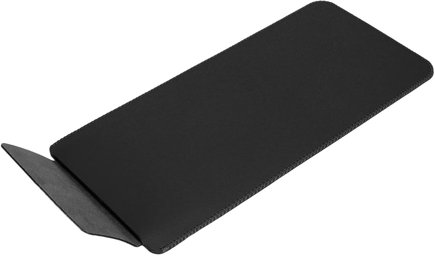 PU Leather Keyboard Sleeve, Protective Case Travel Sleeve Bag Case Portable Lightweight 30X14X1Cm for Multi-Device Wireless Keyboard (Black)