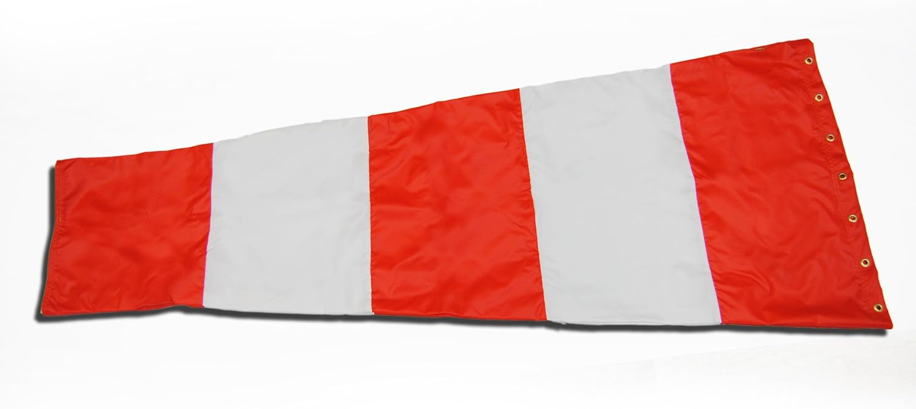 18 X 60 Orange and White Replacement Windsock 100% USA Made image number 4