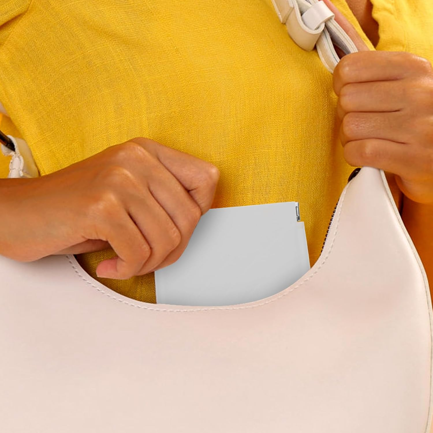 VOSAREA Small Gray Silicone Makeup Bag for Women, Travel Cosmetics Pouch Snap Closure, Compact Lipstick Organizer and Coin Purse for Outdoor Use image number 1