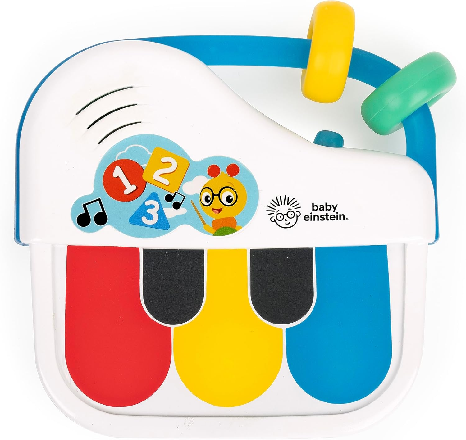 Baby Einstein Tiny Piano Musical Toy, Ages 3 Months+, 13093, 2 Count (Pack of 6) image number 3