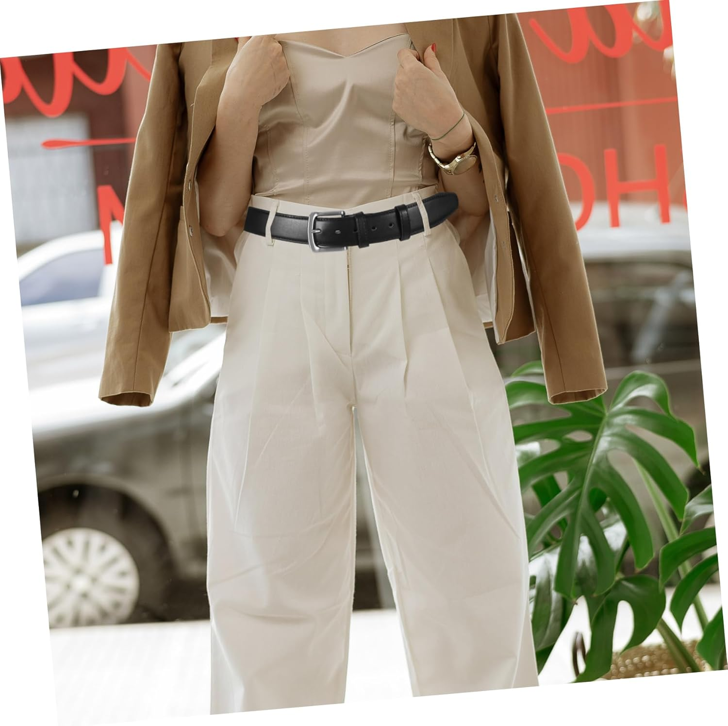 Didiseaon Hidden Money Belt Wallet Belt for Women Theft Prevention Cash Wallet for Men image number 3