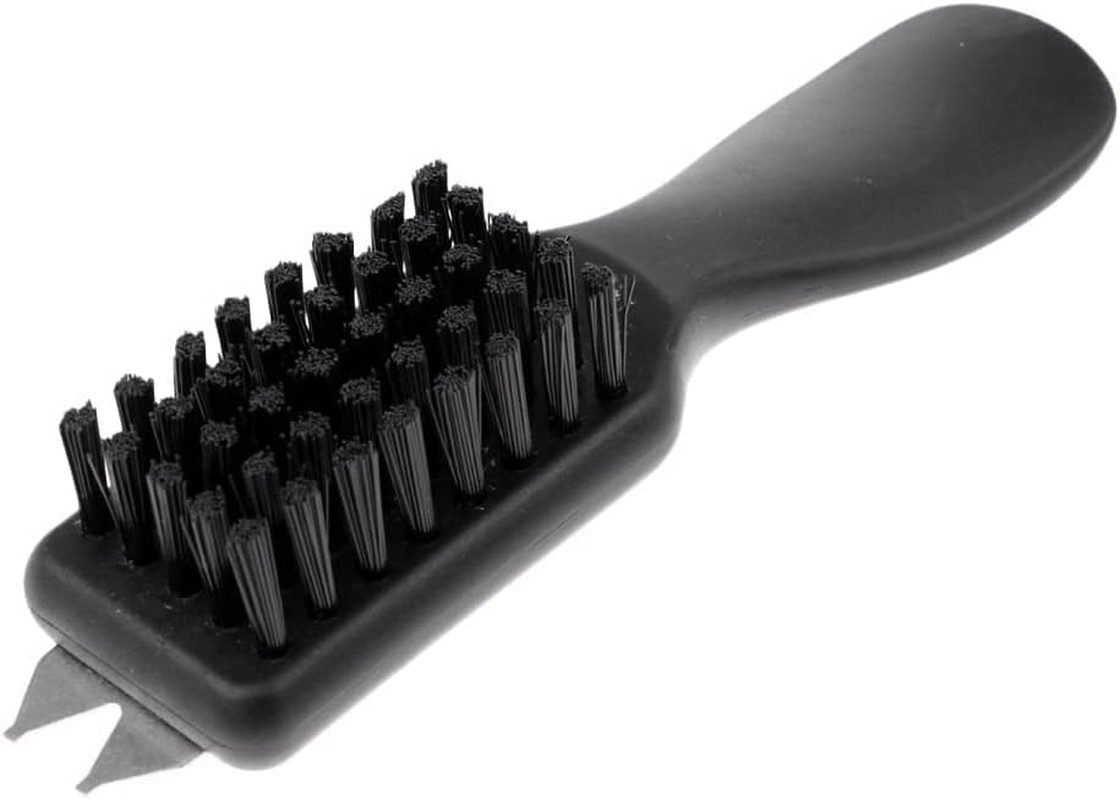 Yikko 2Pcs Durable Golf Shoes Brush Dirt Mud Remover, Nylon Cleaning Bristles with Shoehorn Handle and Spike Wrench
