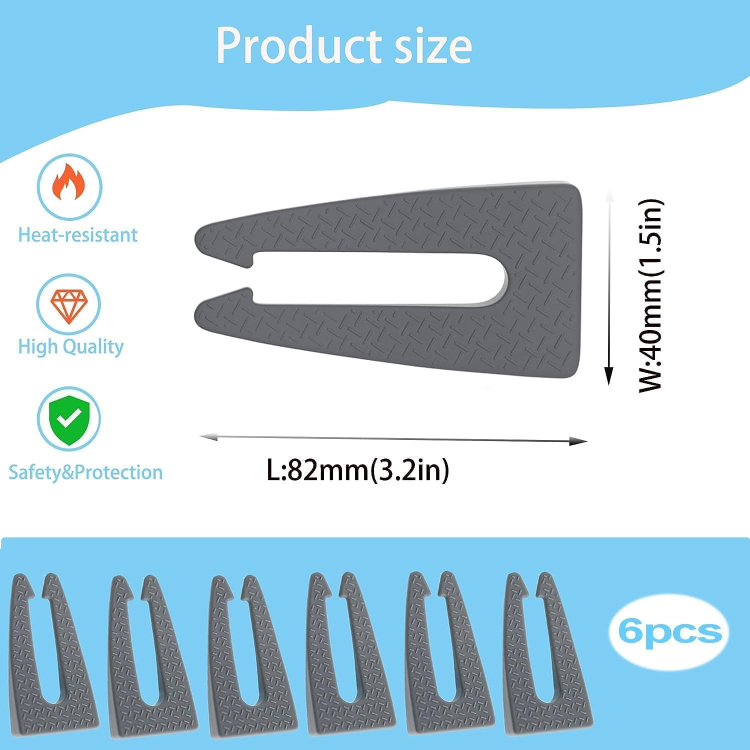 Gas Stove Knob Lock for Child Safety, 6Pcs Gas Stove Knob Lock Child Proofing Oven Knob Lock Kitchen Gas Stove Knob Lock,Gas Stove Knob Lock Baby Proof Oven Knob Safety Cover Child Proofing Stove Lock