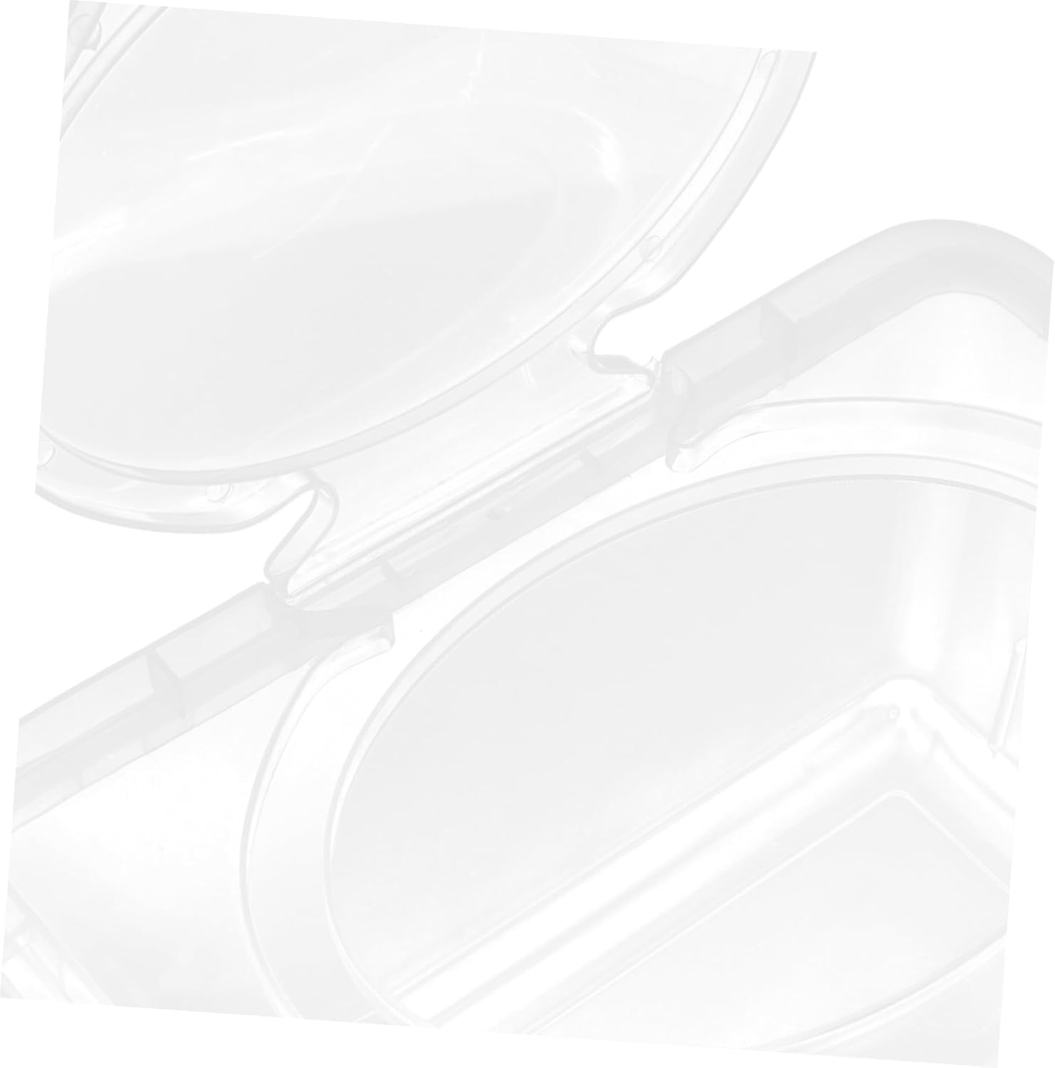 Alipis Bathroom Wipes Dispenser 2-Pack Wipes Box 1100Ml/1850Ml Tissue Boxes Adhesive Organizer image number 1