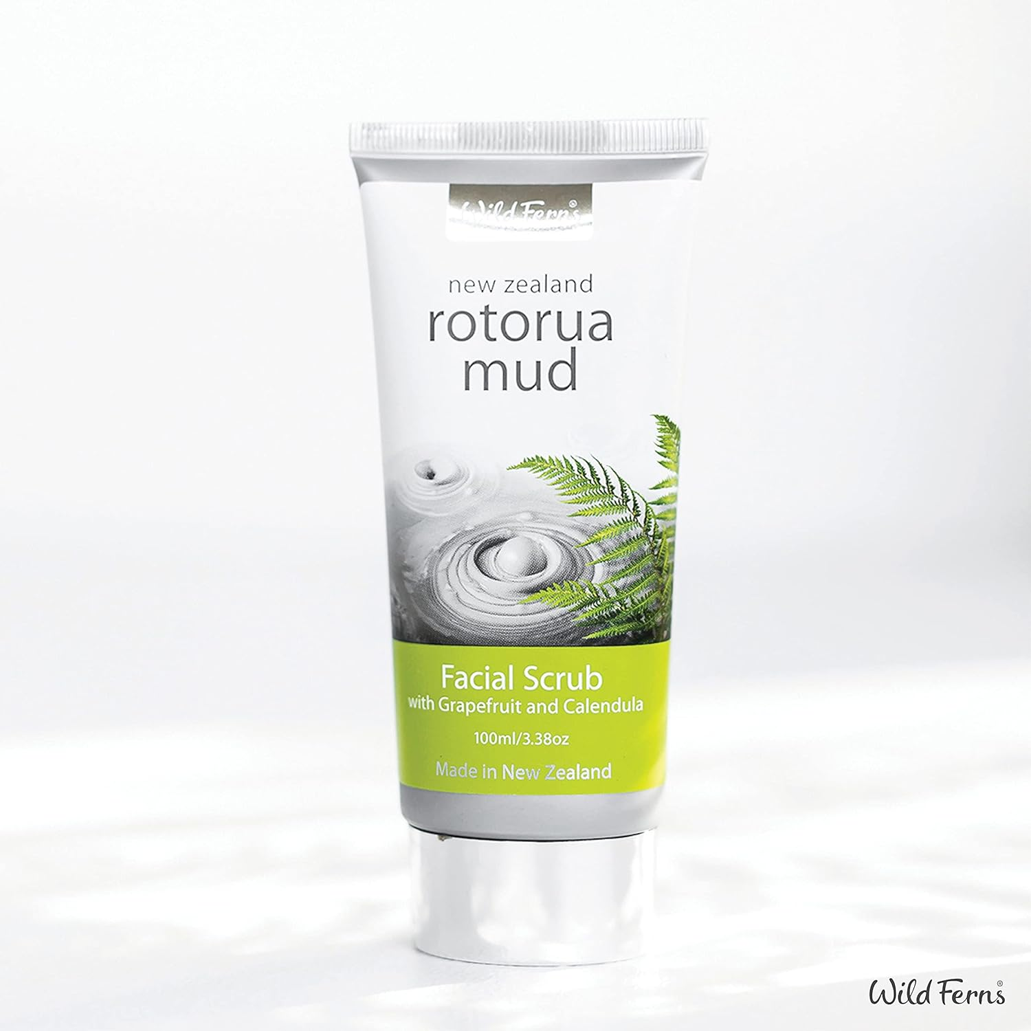 Wild Ferns Rotorua Mud Facial Scrub with Grapefruit & Calendula, 100Ml, Pack of 1 image number 2