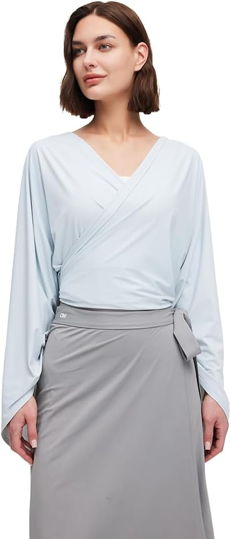 UPF50+ Sun Shawl Beach Travel Scarf Wraps,Swimsuit Bikini Wraps Cover-Up for Women,Summer Cooling Shawl image number 6