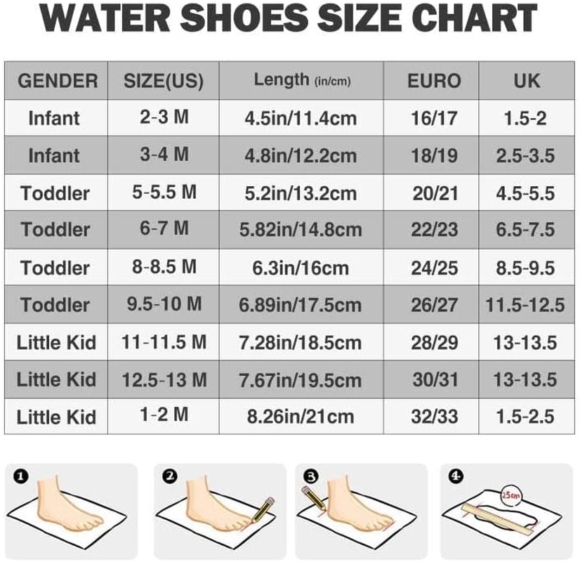 JOTO Water Shoes for Kids, Children Barefoot Quick-Dry Aqua Water Socks Slip-On Swim Beach Shoes for Girls and Boys Toddler -Navywhale image number 3