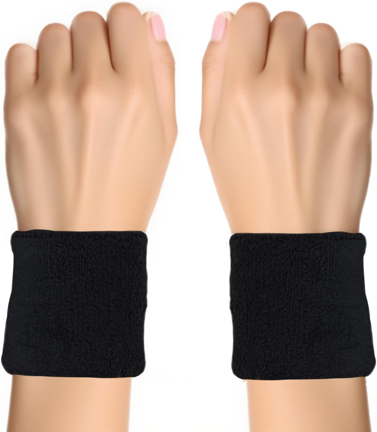 ONBPIY Sports Wristbands 1 Pairs Sweat Absorbing Wrist Bands for Men Women Gym Tennis Basketball Running Workout image number 4