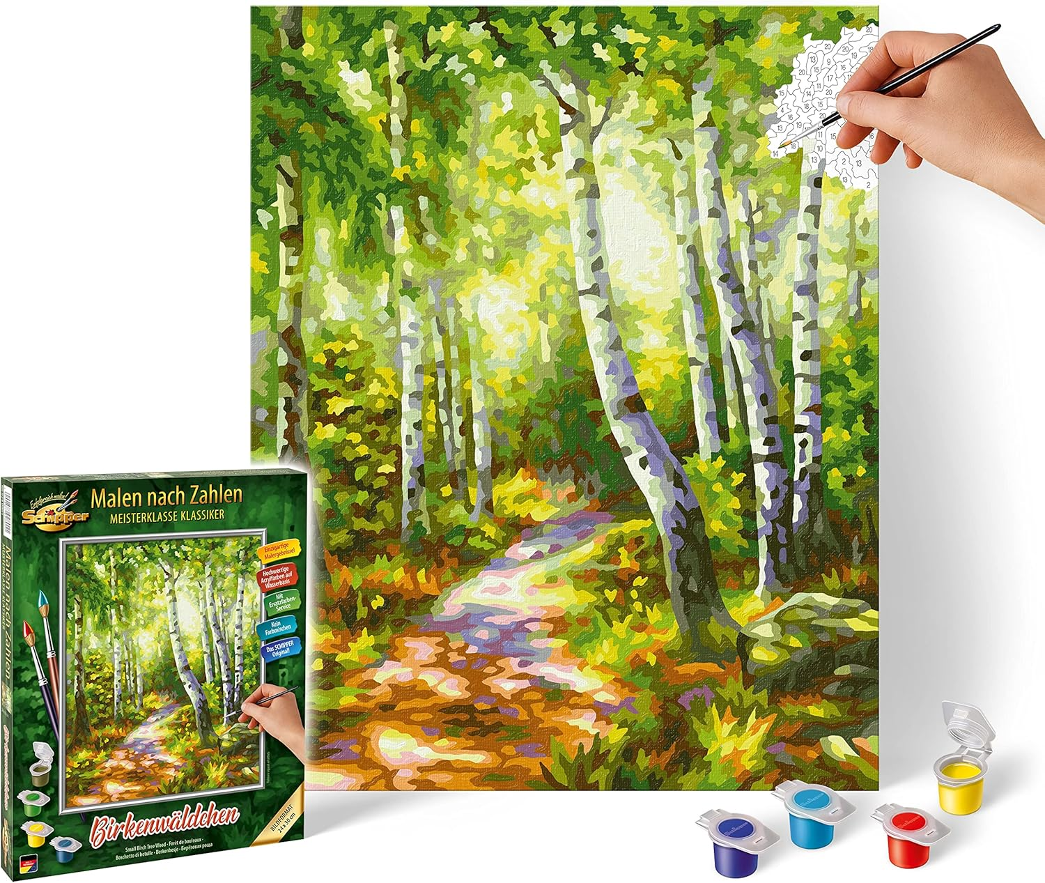 Schipper Malen Nach Zahlen - Birkenw&auml;ldchen image number 5