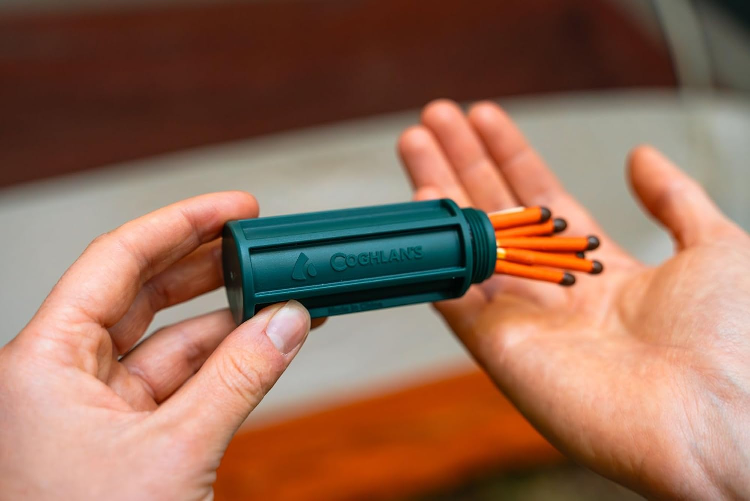 Coghlan'S Match Box -Screw-Top Lid, Waterproof, Compact, and Portable Match Storage Container for Backpacking, Hiking, Emergency Preparedness, Outdoor Camping Gear, Survival Kit Accessory image number 5