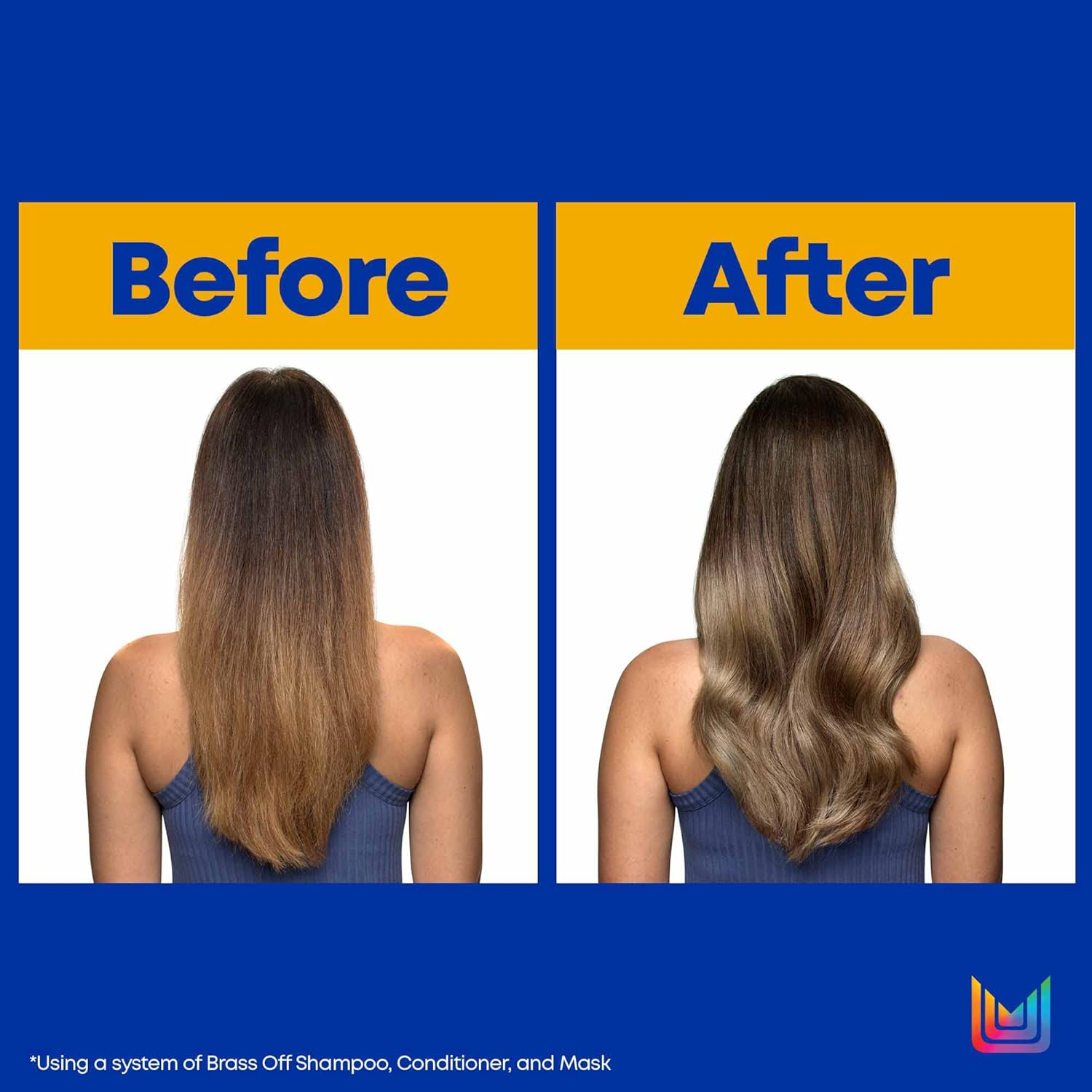 Matrix | Brass off | Blue Toning Shampoo to Correct Orange Undertones on Lightened Hair, Total Results image number 4