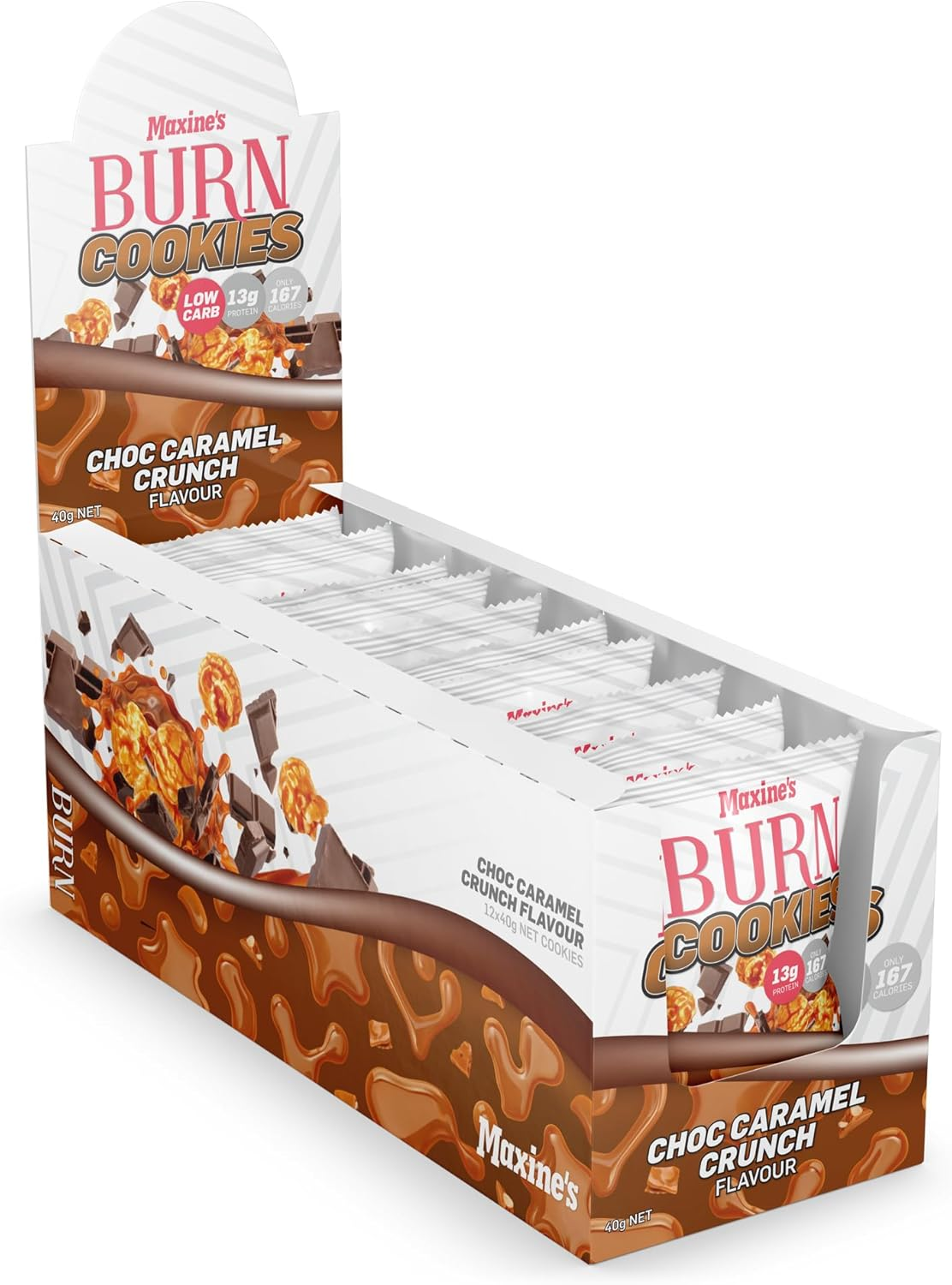 Maxine'S Burn Cookie 40G (Box of 12) Choc Macaroon image number 1