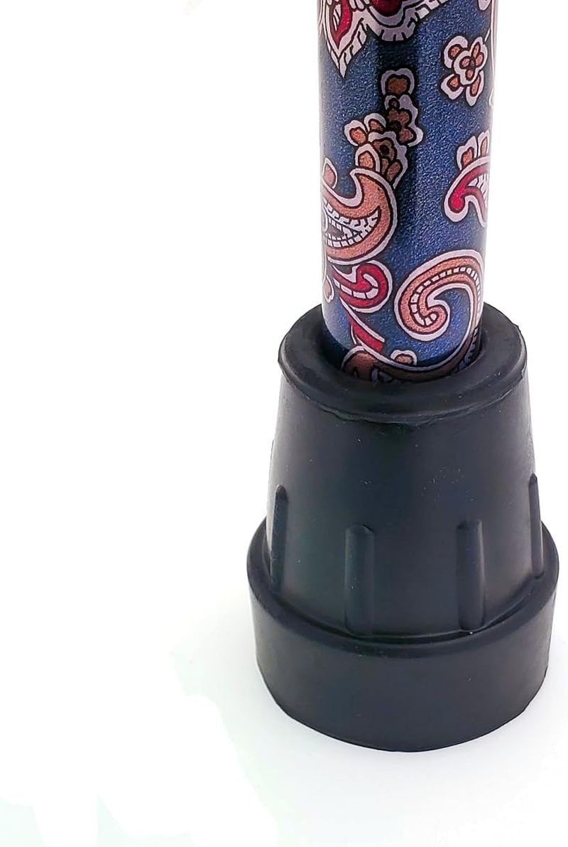 Lifeswonderful - Qty: 4X 16Mm Heavy Duty Rubber Ferrules Tips for Walking Sticks Crutches Zimmer Frames - Black image number 2