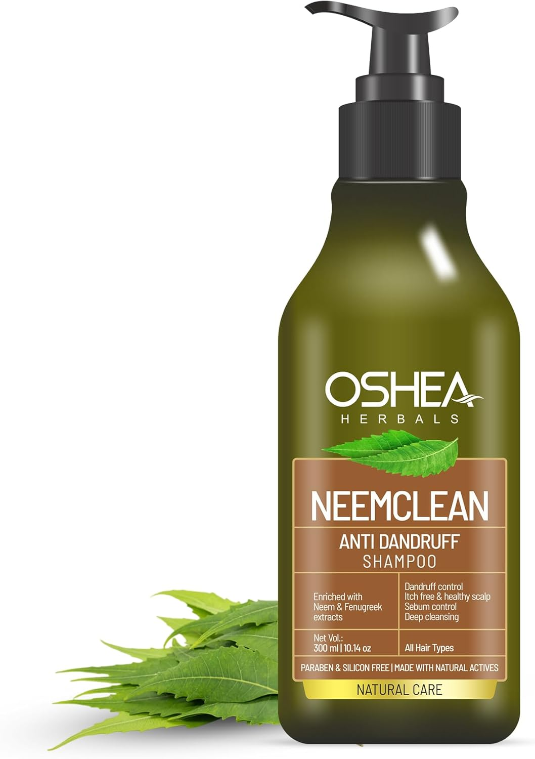 Oshea Herbals Neemclean anti Dandruff Shampoo-300Ml image number 4