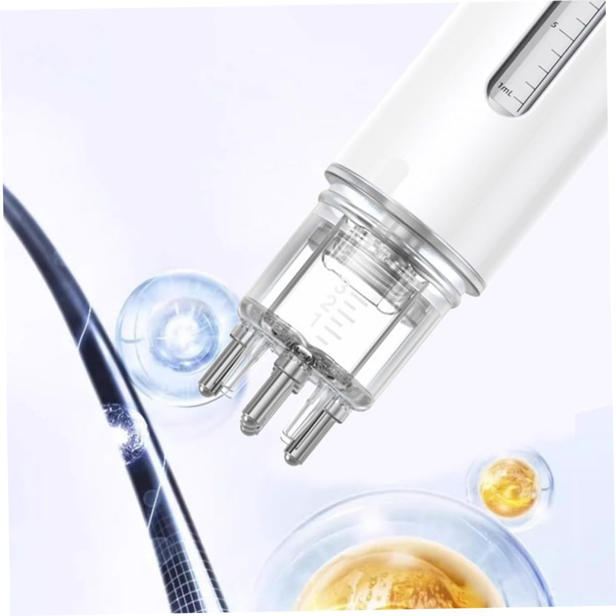 ROMISBABA Ergonomic Root Comb Applicator Bottle for Scalp Care Hair Growth Oil Applicator with Graduated Scale User-Friendly Hair Massager and Serum Application image number 6