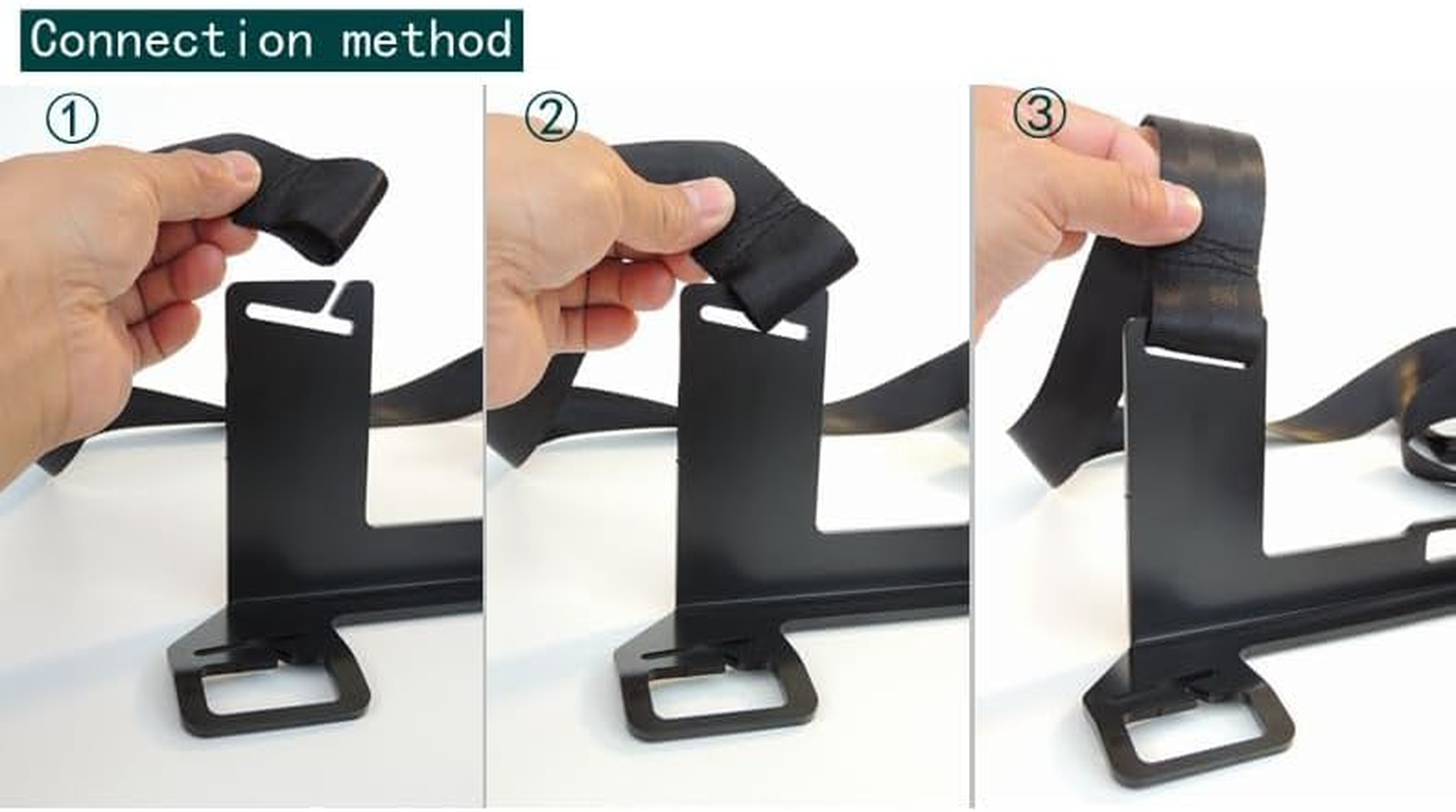 Universal Child Seat Restraint Anchor Mounting Kit for ISOFIX Belt Connector Latch Interface Bracket image number 6