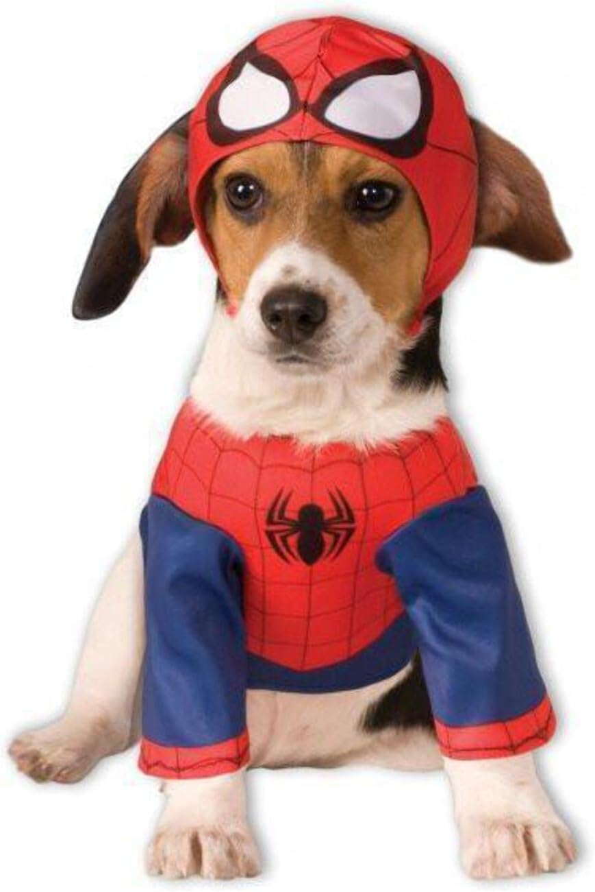 Rubie'S Marvel Classic Spider-Man Pet Costume, Red; Blue image number 2