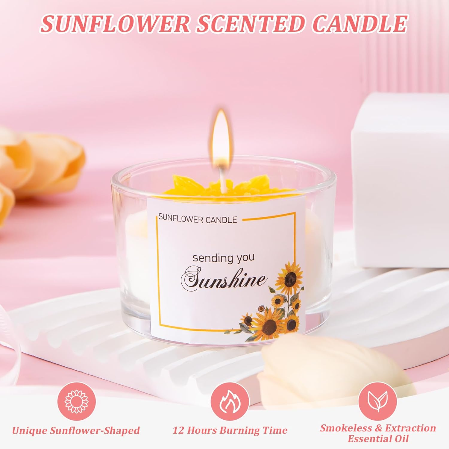 7Pcs Bride to Be Gifts, Bridal Shower Bachelorette Gift Set, Unique Engagement Wedding Day Basket for Women Her Wifey Future Mrs, Including Makeup Bag Slippers Hair Clip Scented Candles Jewelry Box image number 1