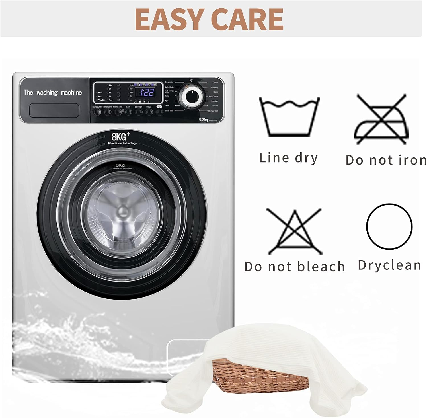 Easy-Going 100% Waterproof Couch Cover, Dual Waterproof Sofa Cover, Stretch Jacquard Sofa Slipcover, Leakproof Furniture Protector for Kids, Pets, Dog and Cat (Sofa, Cream) image number 6