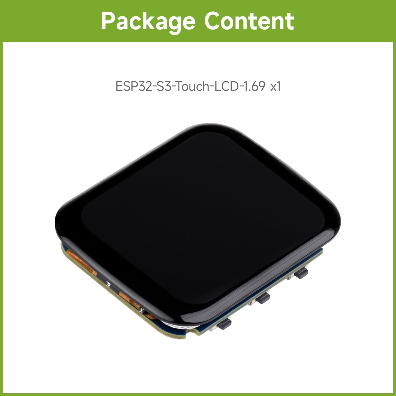 Waveshare ESP32-S3 1.69Inch 262K Color Touch LCD Development Board, 240&times;280 Resolution,Compact Size, Accelerometer and Gyroscope Sensor image number 3