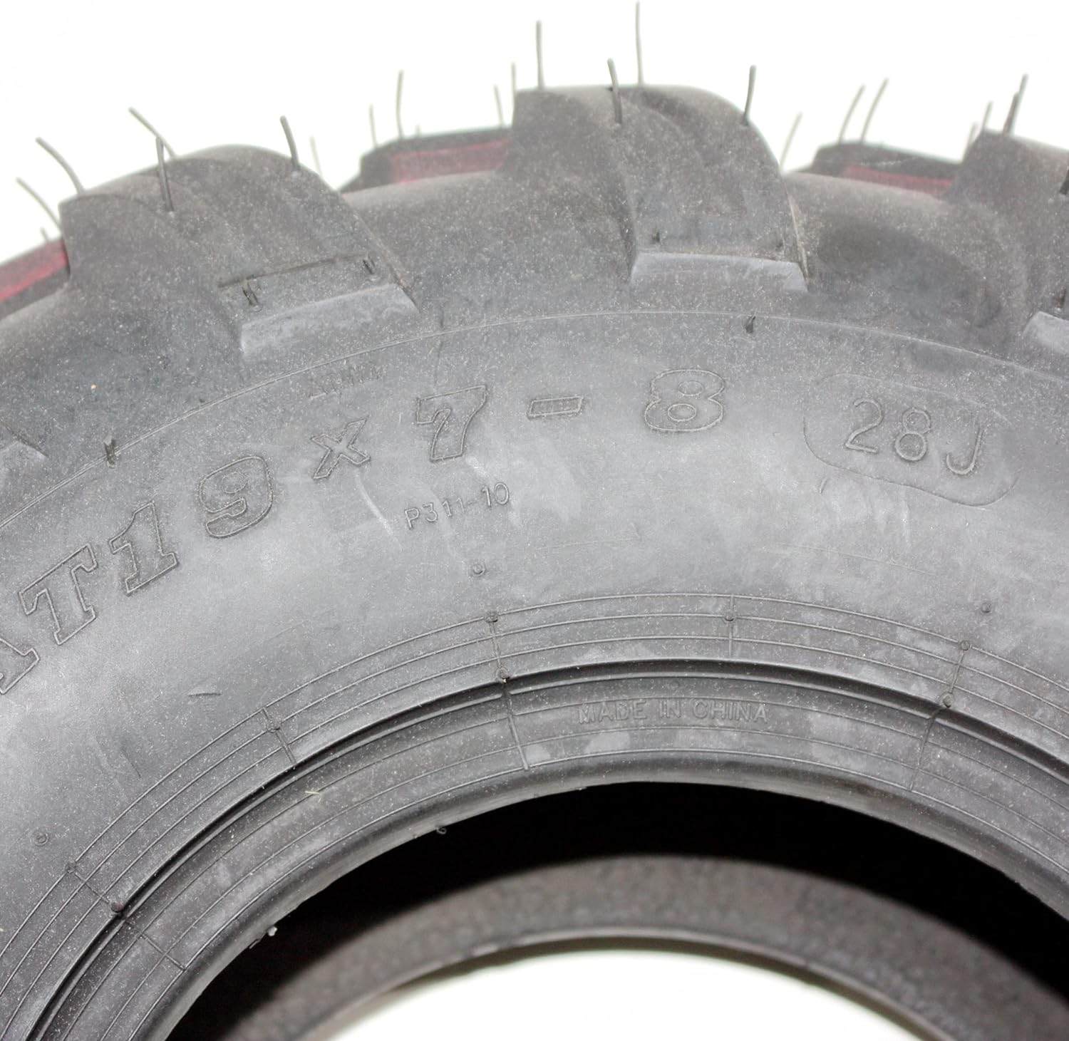 4PLY 19 X 7.00-8 8" Inch Front Chunky Tyre Tire 125Cc Quad Dirt Bike ATV Buggy image number 3