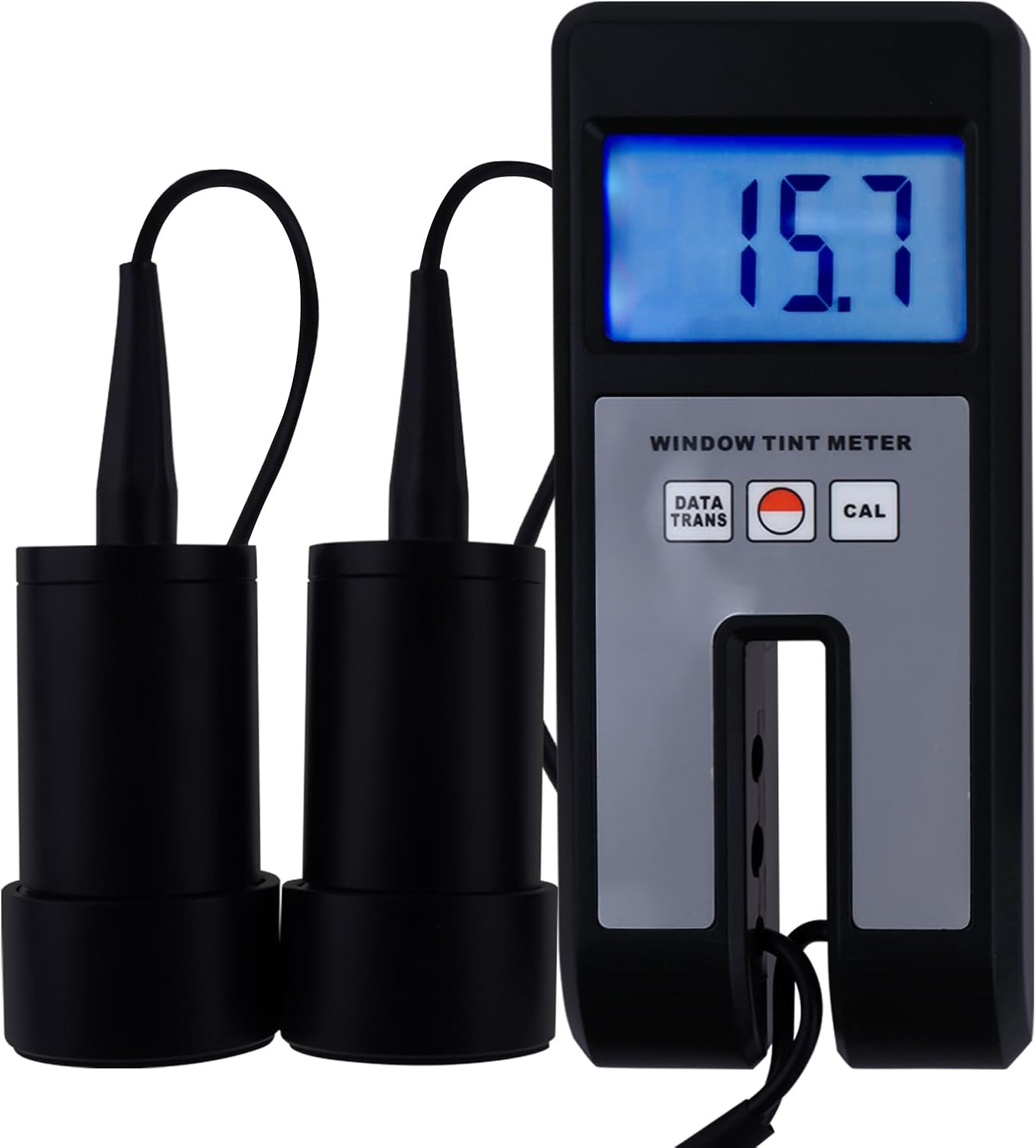 Window Tint Film Coating Visual Light Transmission VLT Transmittance Glass Thickness Haze Checker Meter Tester Sensor for All Kinds of Transparent Translucent Automobile Aerospace Glass Plastic Sheet image number 3