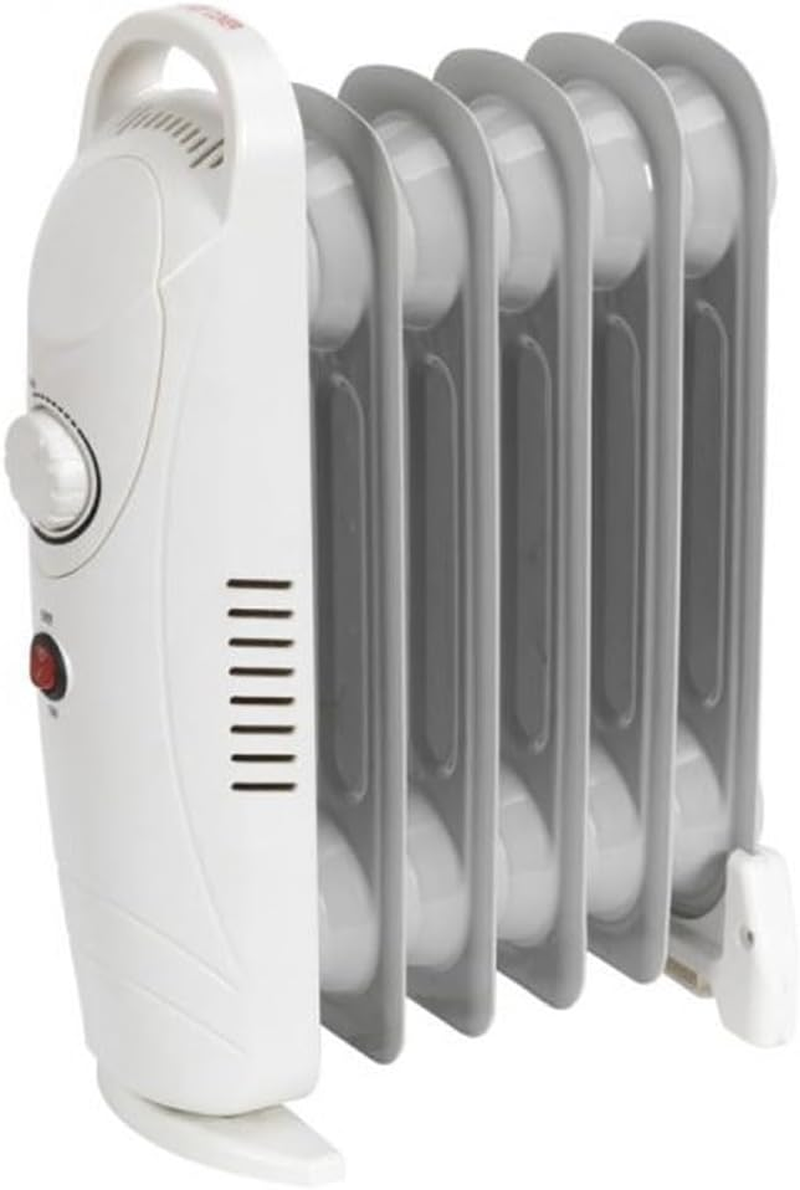 LEDON 700W Mini Oil-Filled Radiator Heater &ndash; Compact 5-Fin Plug-In Electric Heater for Home, Office & Bedroom | Quiet Energy-Efficient 240V Space Warmer | Portable Personal Heating Solution image number 6