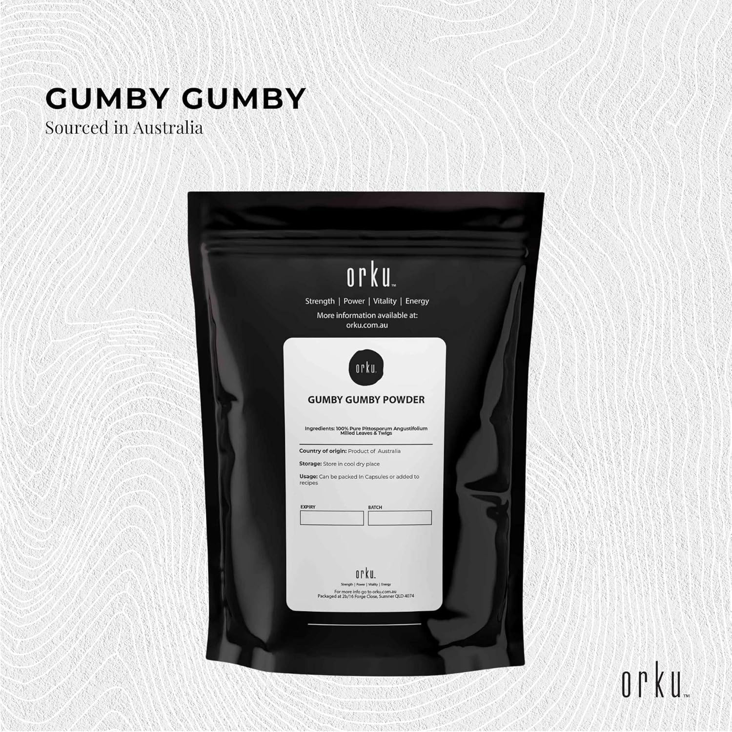 100G Gumby Gumby Pure Powder - Gumbi Aboriginal Plant Pittosporum Angustifolum image number 5